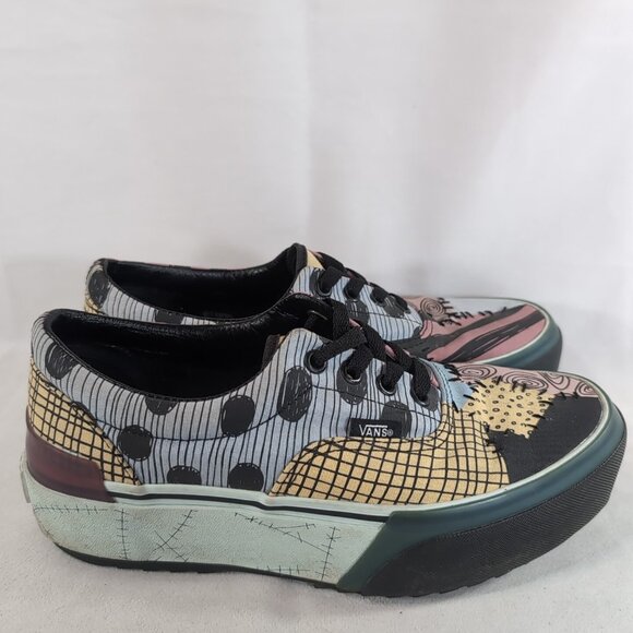 Vans Nightmare Before Christmas Platform Shoes US 7.5 W 6M Sally 721356 Multi - Picture 7 of 16